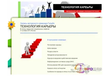 Технология карьеры в эпоху закрытия социальных лифтов (Евгений Гильбо)