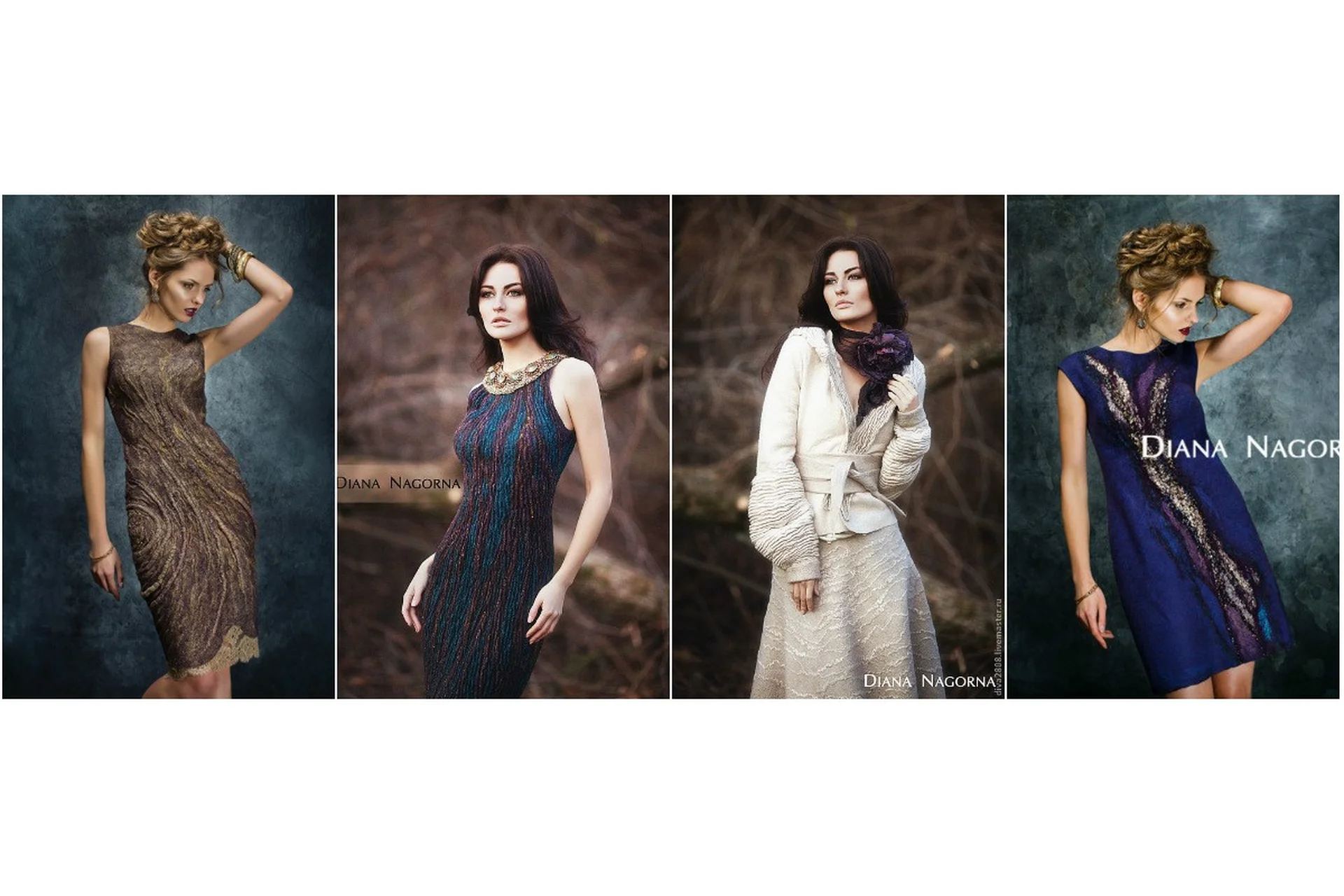 Элегантность простых решений в войлоке. Платье (Диана Нагорная), фото 1 из 1.