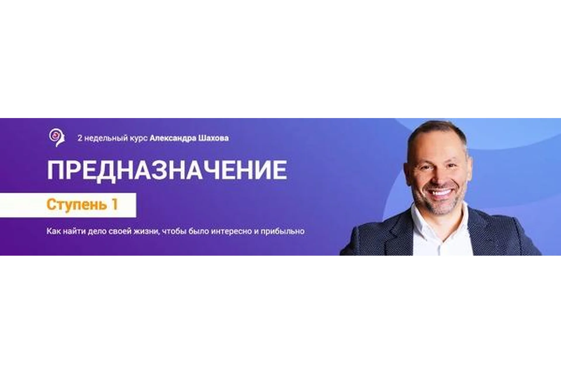 Предназначение. Ступень 1. Как найти дело своей жизни (Александр Шахов), фото 1 из 1.