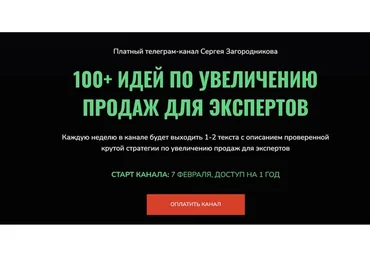 100 идей по увеличению продаж для экспертов (Сергей Загородников)