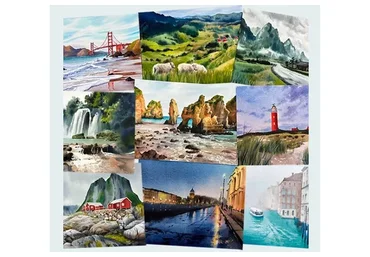 [Художник Online] Новые акварельные путешествия. Тариф Без обратной связи (Дарья Куцаева)