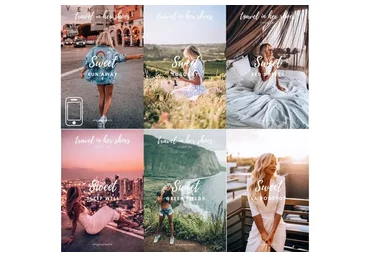 [TravelInHerShoes] Пресеты для блоггеров и путешествий. Sweet Collection