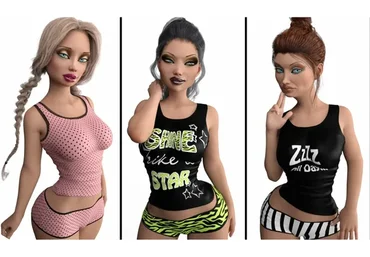 [Daz3D] Maui Days Outfit for Genesis 3 Female(s) (OziChick)