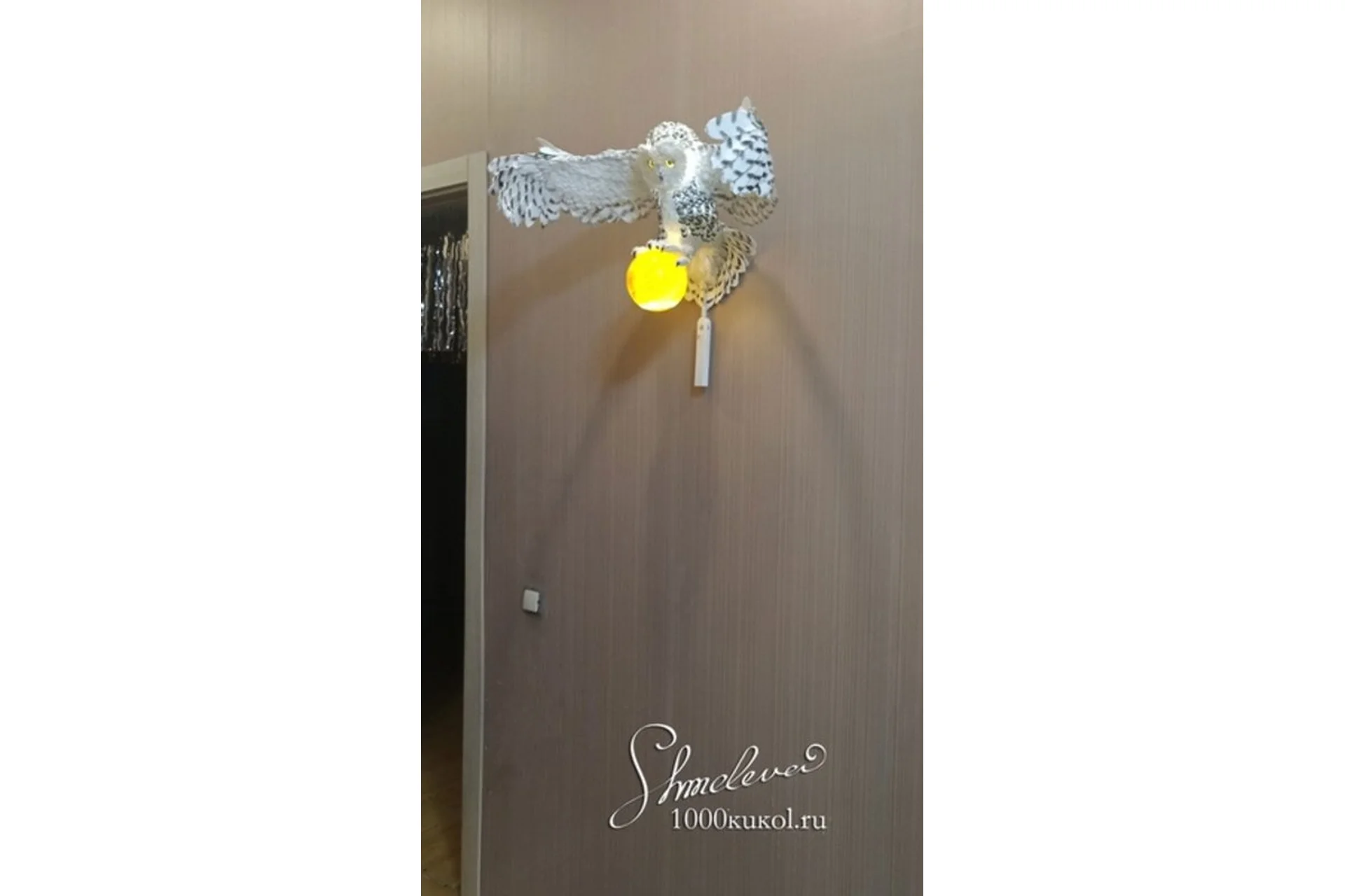 «Полярная сова» - светильник (Татьяна Шмелева), фото 1 из 1.