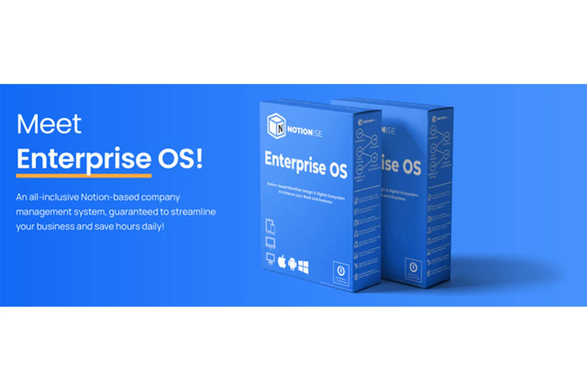 [Notion] Рабочее пространство Enterprise OS 2.0. Тариф Personal (Notionise), фото 1 из 1.