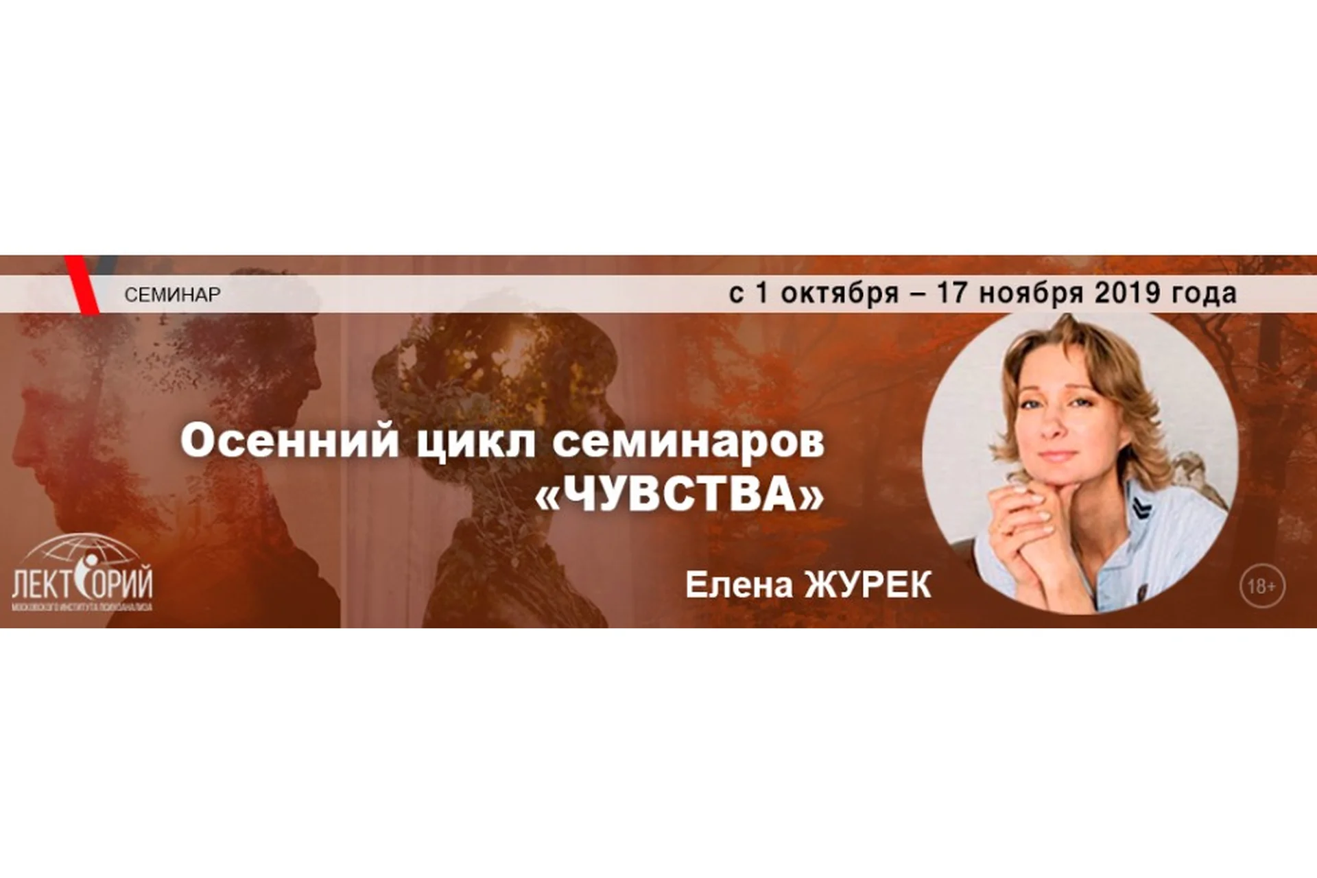 [Московский институт психоанализа] Психосоматика. Ноябрь 2019 (Елена Журек), фото 1 из 1.