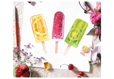 Акварельный курс «Сладости» (Нина Петровская)