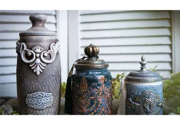 [Decor School] Декупаж банок (Елена Якимова)