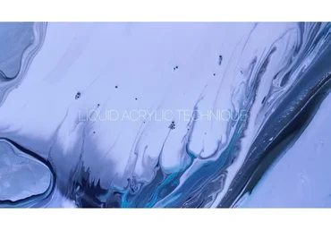 Техника жидкого акрила (Саша Рощин)