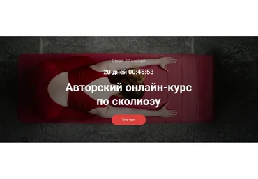 Авторский онлайн-курс по сколиозу. Тариф Базовый (Яна Брыченко, Ирина Бердюгина)