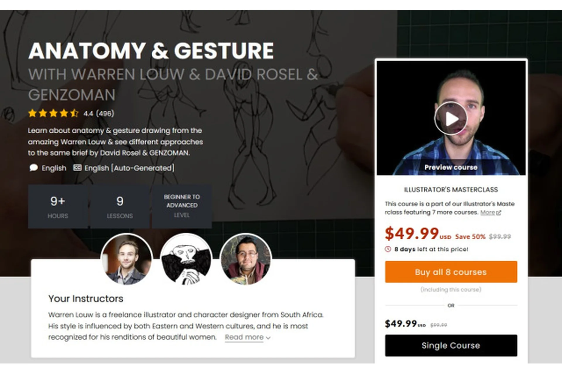 [21-draw] Анатомия и жесты. Anatomy & Gesture (Warren Louw, David Rose), фото 1 из 1.