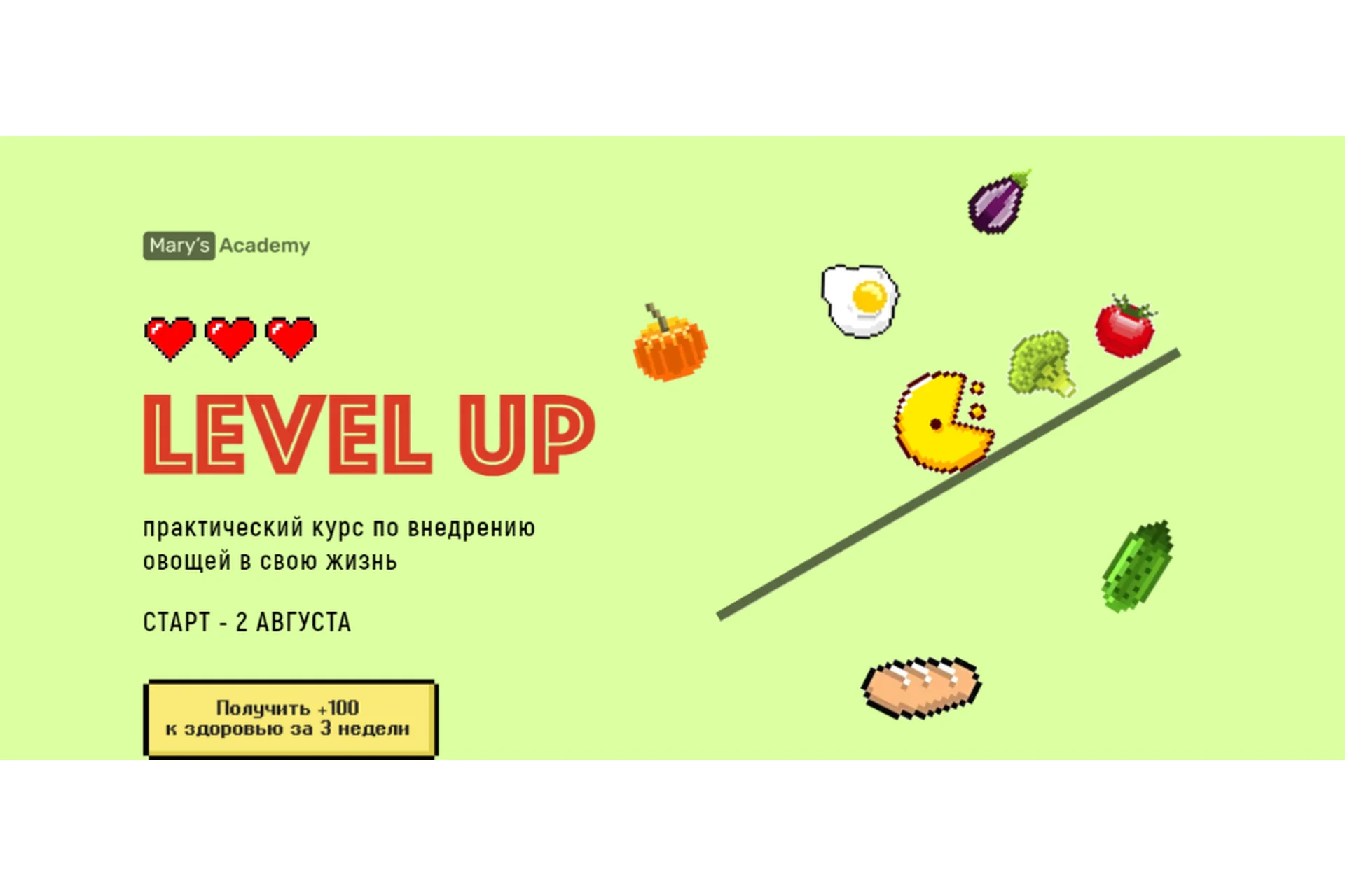 Level up. Практический курс по внедрению овощей в свою жизнь. Тариф Оптимальный (Мария Кардакова), фото 1 из 1.