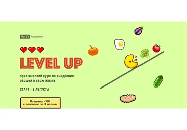 Level up. Практический курс по внедрению овощей в свою жизнь. Тариф Оптимальный (Мария Кардакова)