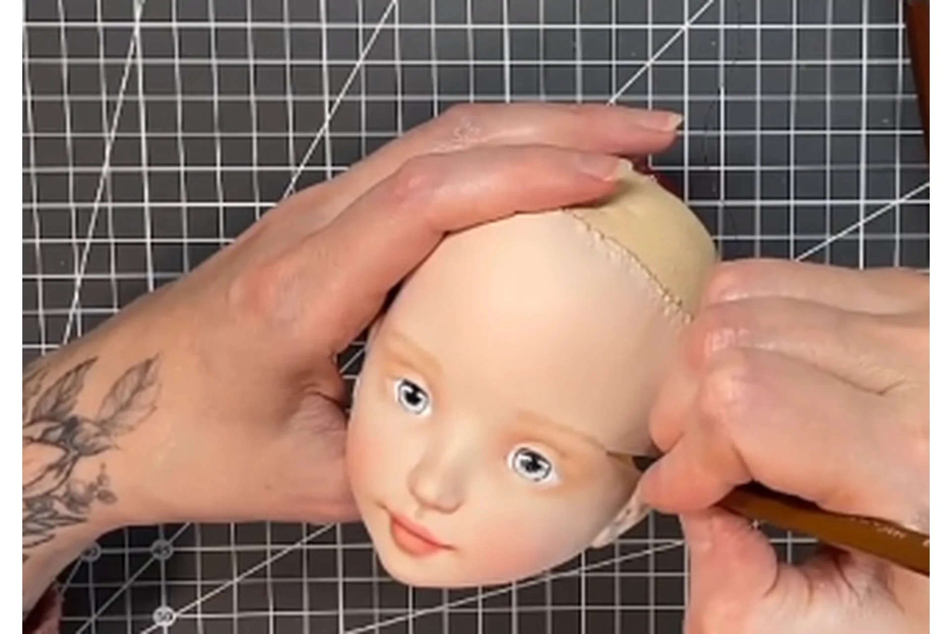 Роспись кукольного лица (Елена Негороженко), фото 1 из 1.