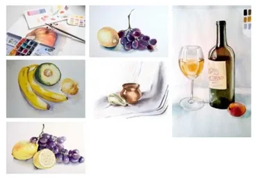 Натюрморт акварелью, 2017 (Нина Орлова)