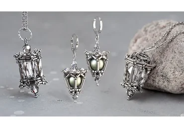 Мастер-классы по созданию бижутерии для начинающих. Кулоны Фонарики №1,2,3 (le_sher)