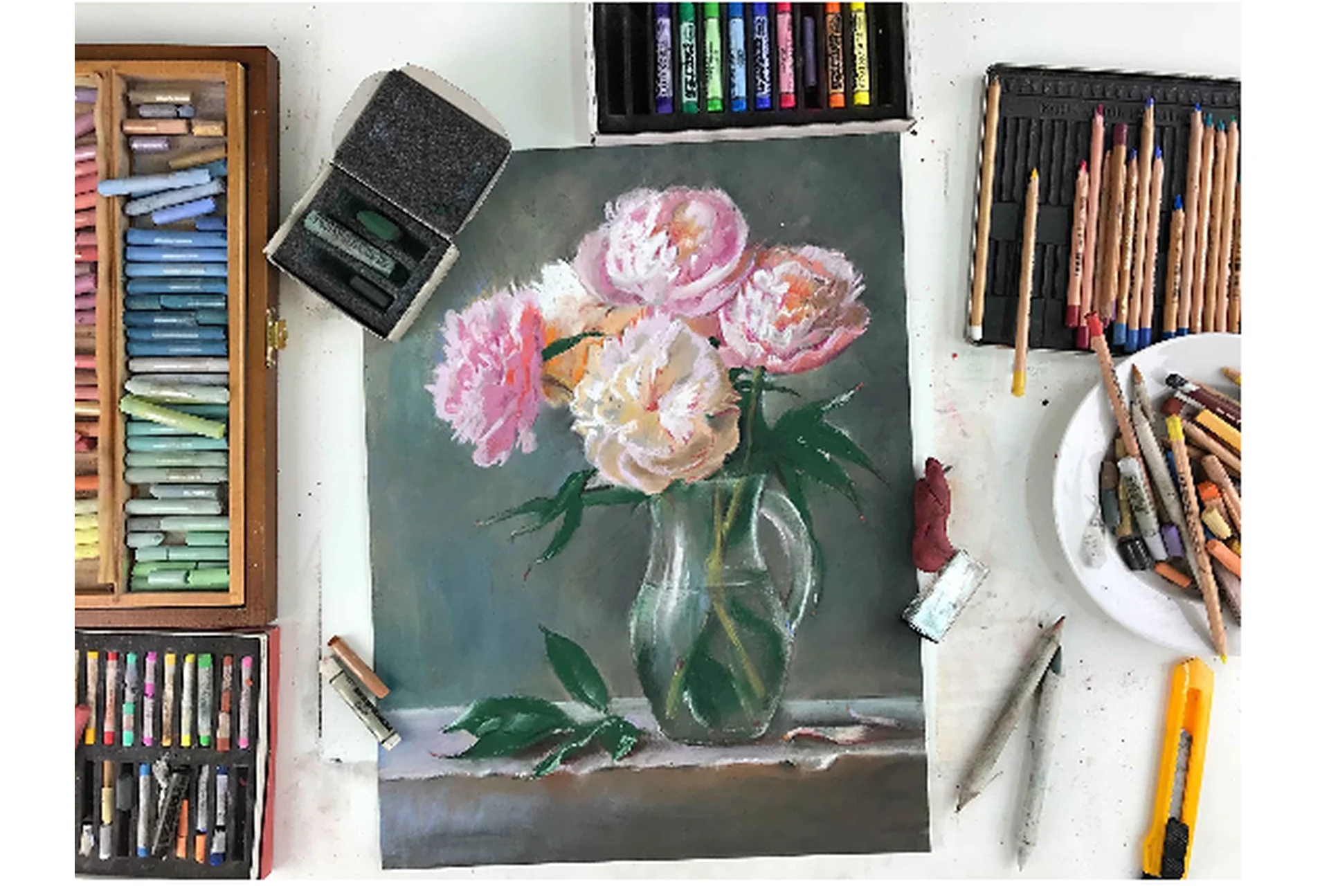 Базовый курс по реалистичной пастельной технике. Тариф  Ученик 12 месяцев (Юлия Дубинина), фото 1 из 1.