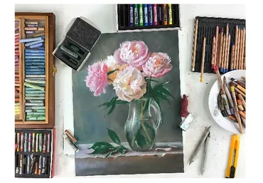 Базовый курс по реалистичной пастельной технике. Тариф  Ученик 12 месяцев (Юлия Дубинина)