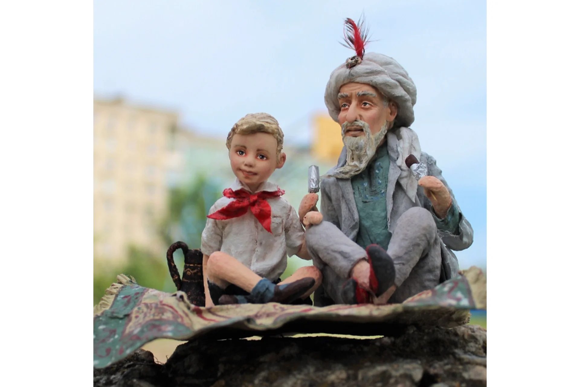 Хоттабыч и Волька (Татьяна Броницкая), фото 1 из 1.