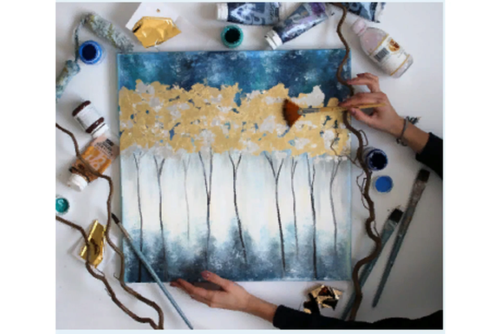 [Арт Лаб] Картины с поталью (Аделина Акбирова), фото 1 из 1.