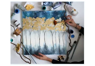 [Арт Лаб] Картины с поталью (Аделина Акбирова)