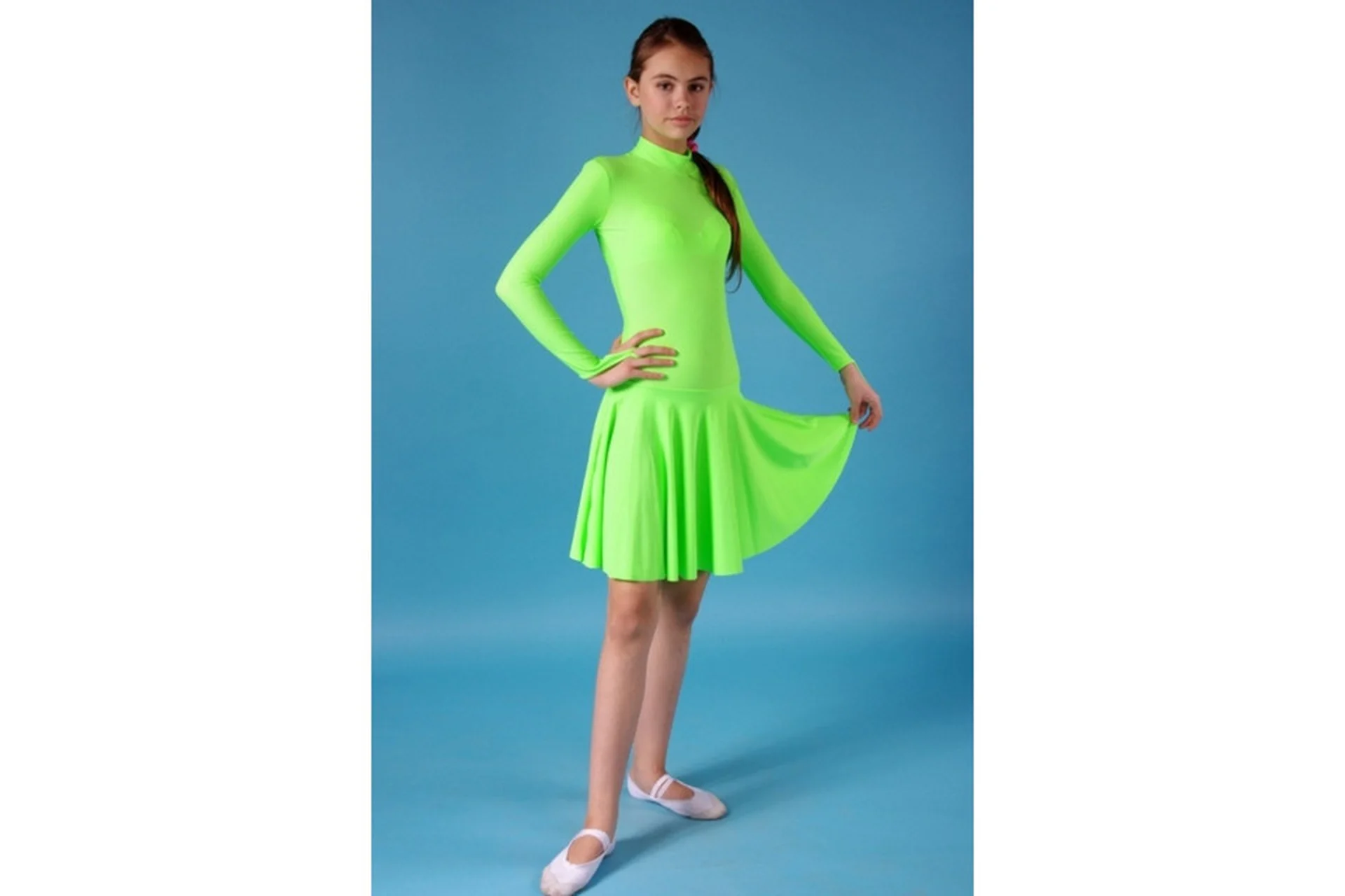 Рейтинговое платье для спортивных бальных танцев (Оксана Кривощекова), фото 1 из 1.