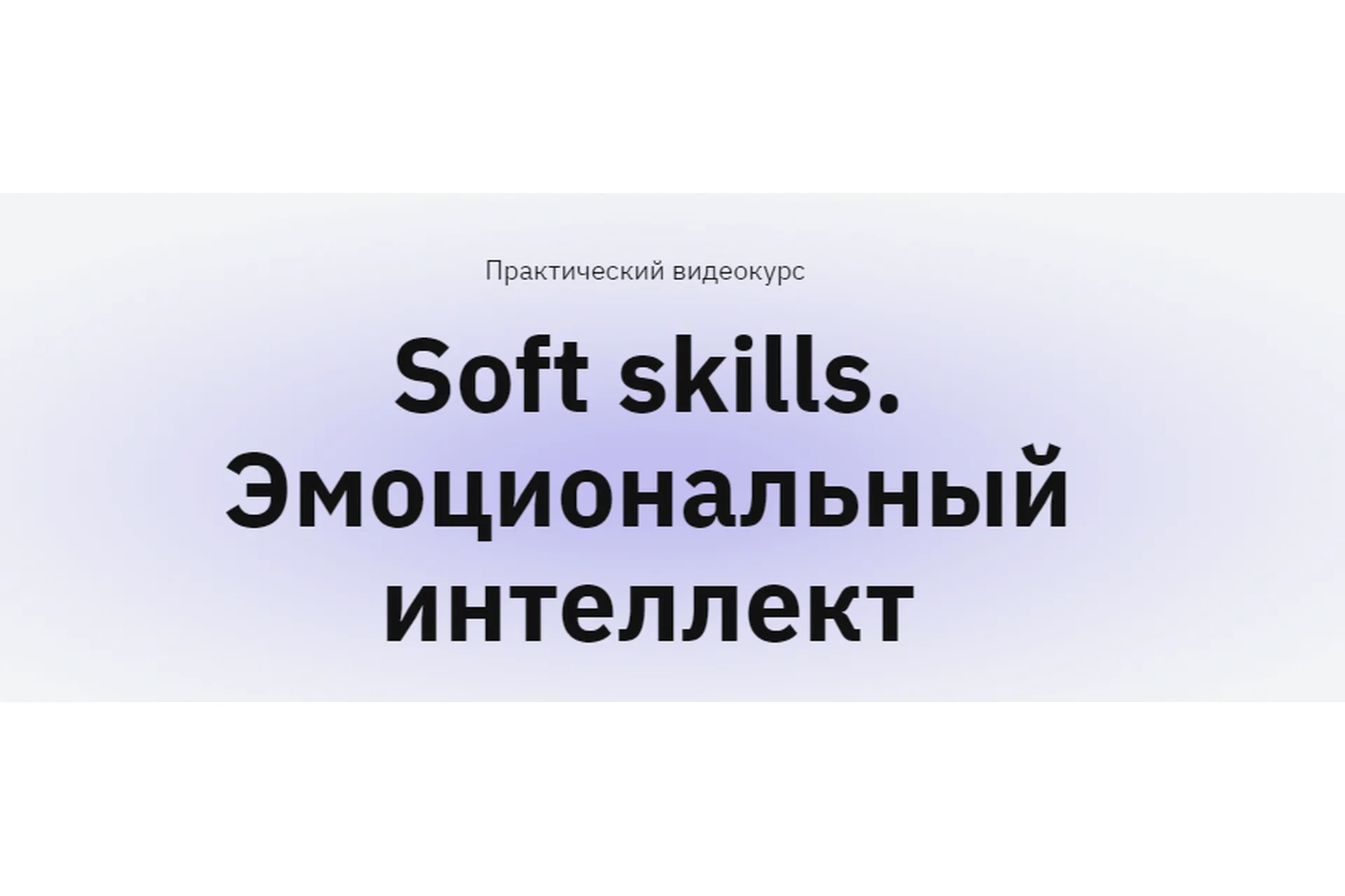 Soft skills. Эмоциональный интеллект (Мария Метлина), фото 1 из 1.