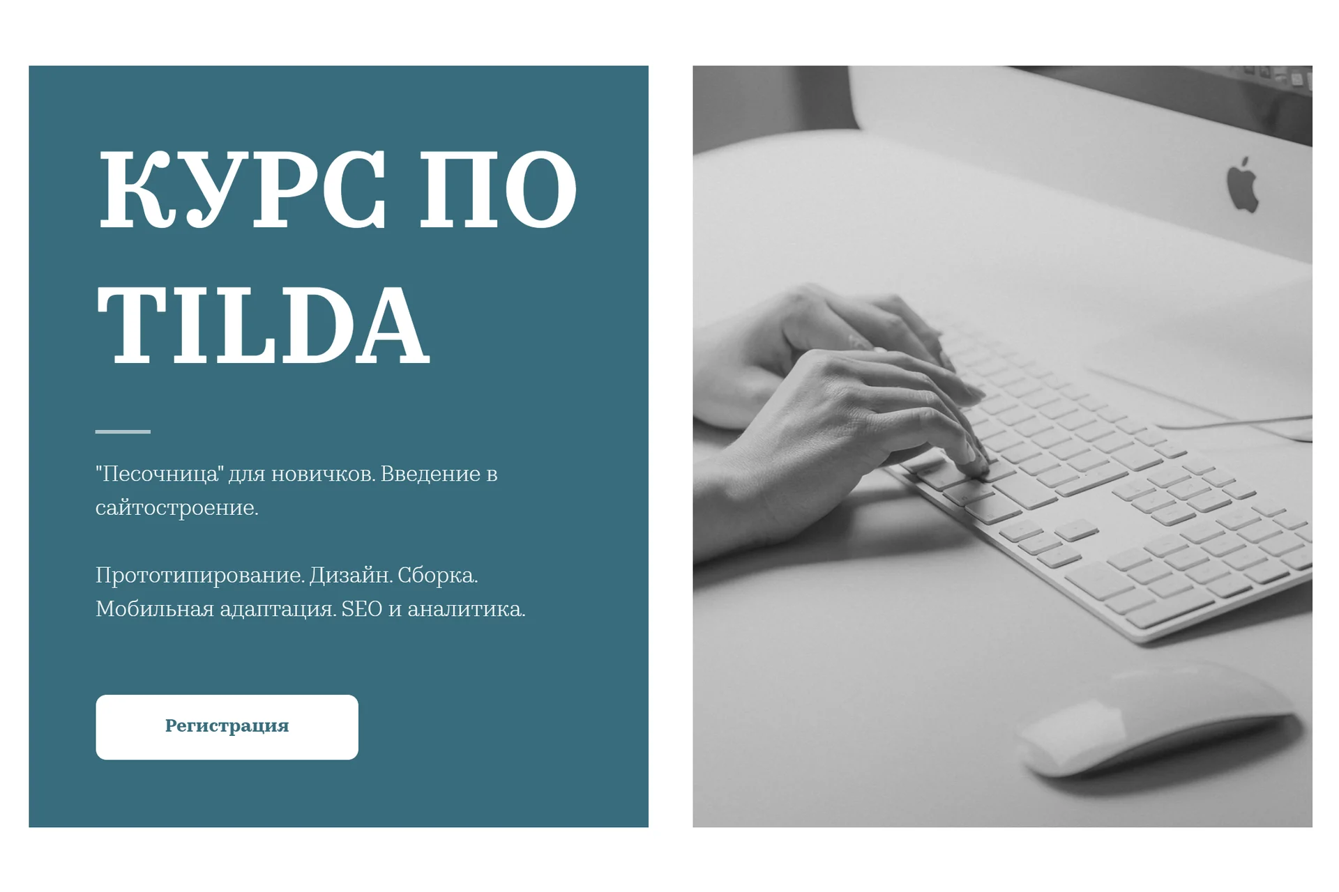 Курс по Tilda, 1-я ступень. Тариф - Без обратной связи (Татьяна Матмуратова), фото 1 из 1.