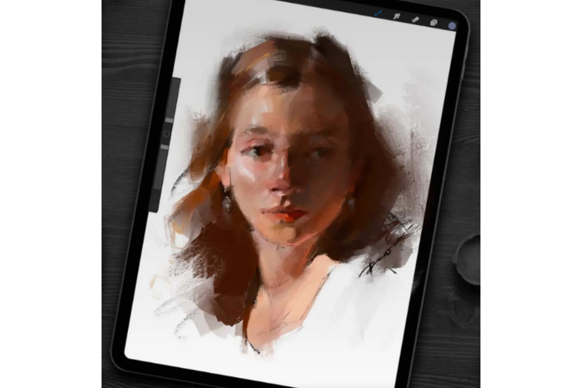 [masterdraw] Цифровой Портрет в Procreate «Proживопись» (Денис Крупчатников), фото 1 из 1.