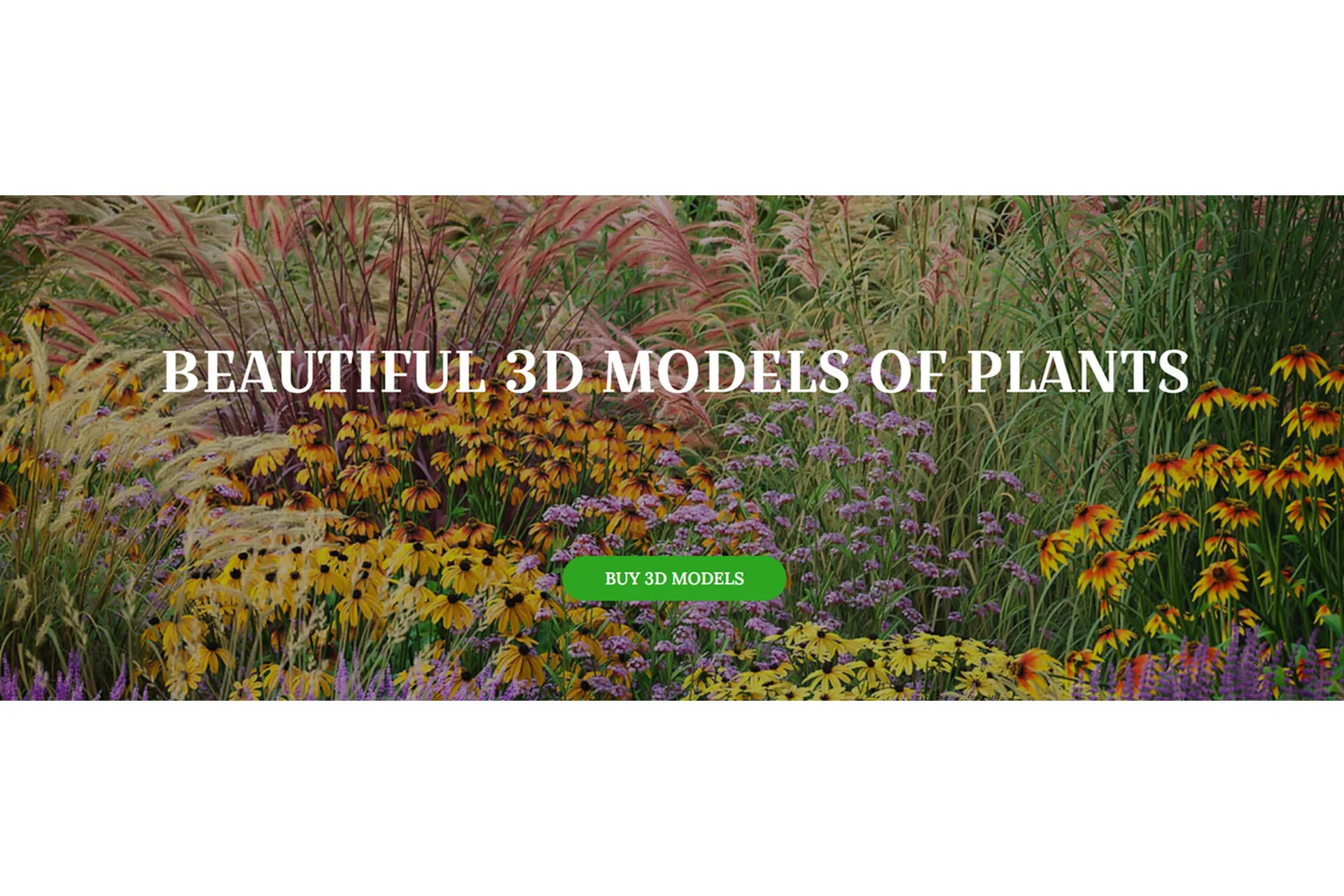 3ds Max. Коллекция 3D растений для визуализации, фото 1 из 1.