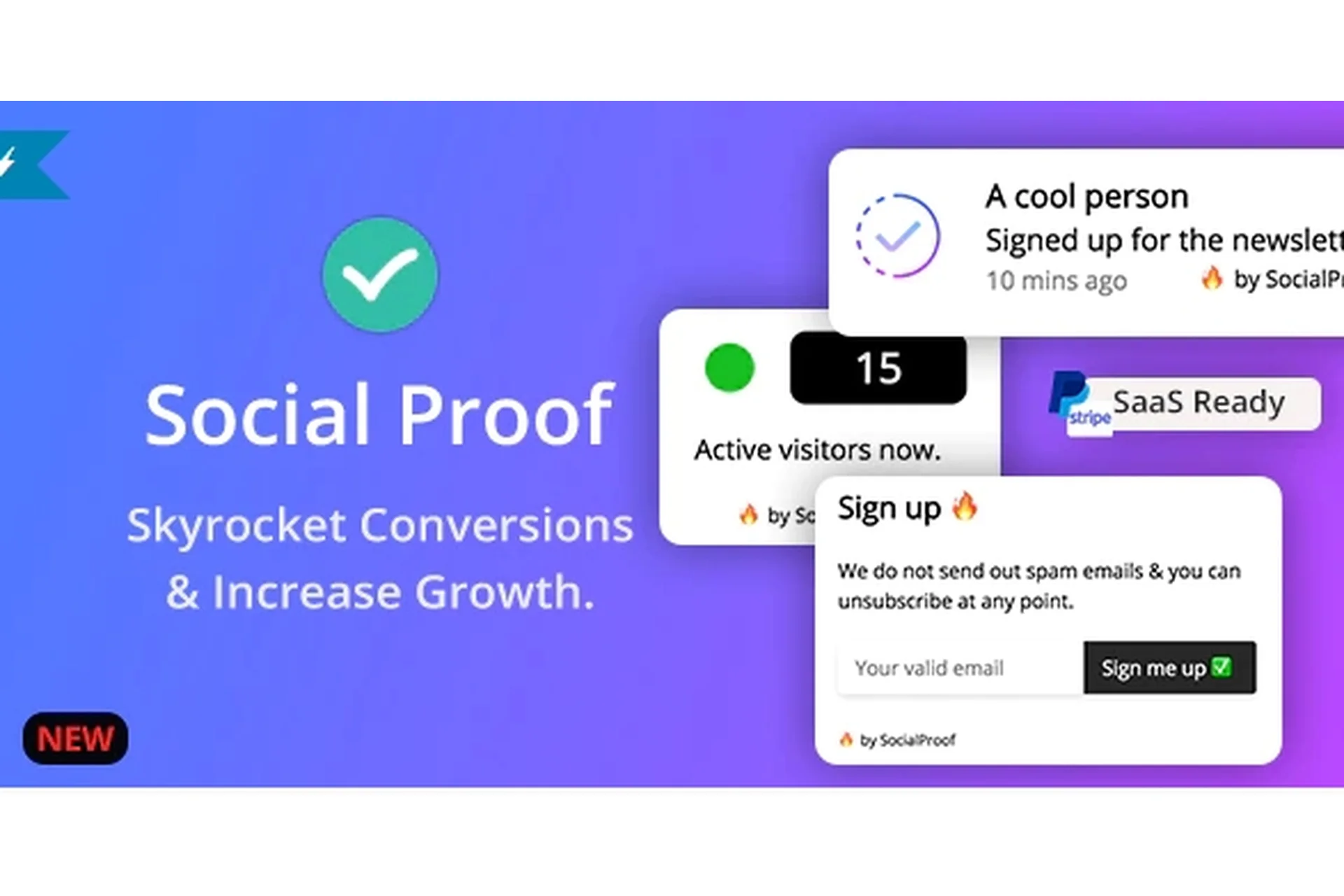 [Envato Market] Скрипт для показа всплывающих окон на сайте Social Proof v1.5.1, фото 1 из 1.