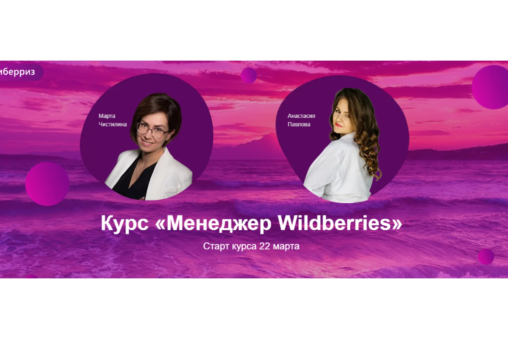 Менеджер Wildberries. Тариф Базовый (Марта Чистилина,Анастасия Павлова), фото 1 из 1.