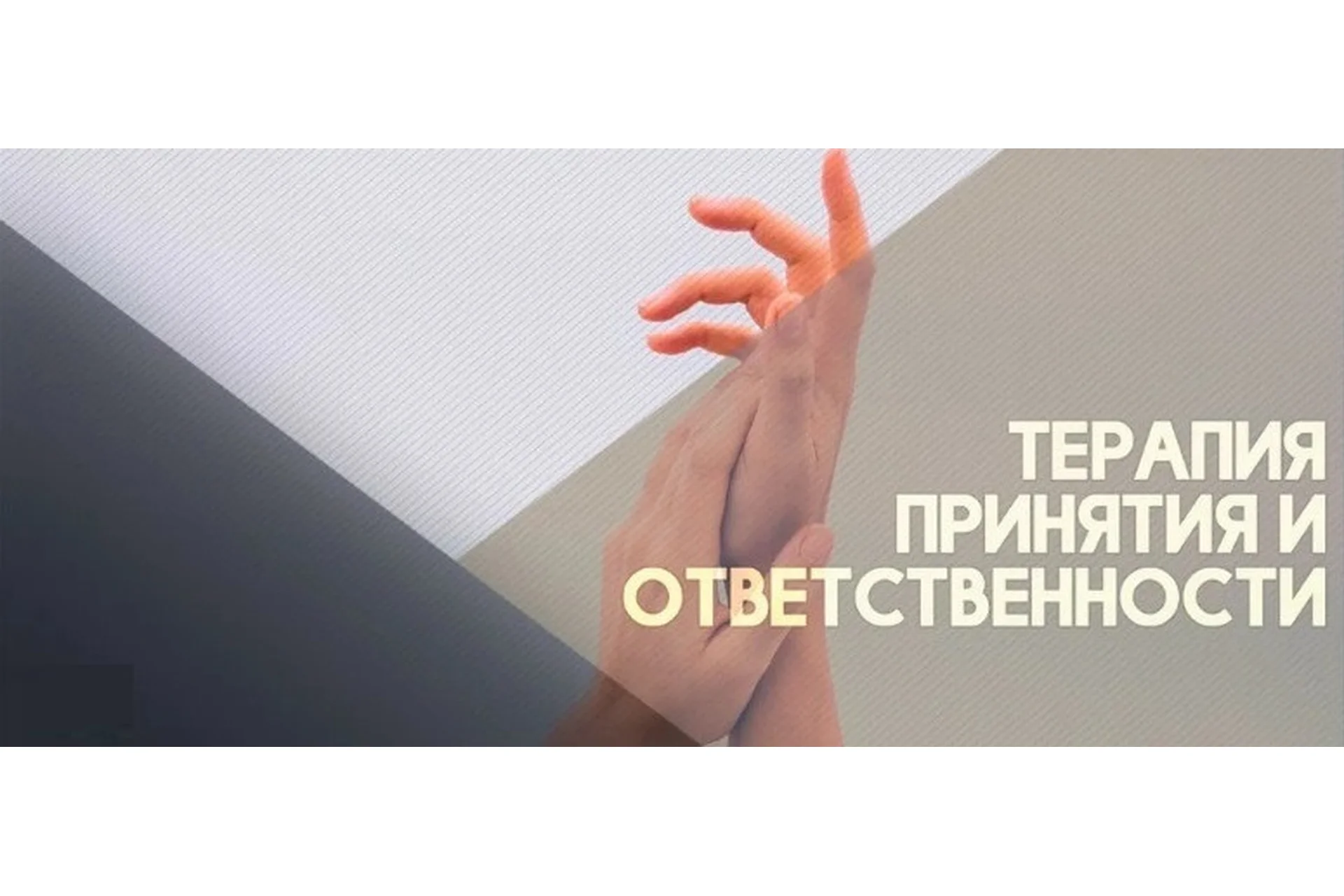 [Санкт-Петербургский институт психотерапии] ACT терапия принятия и ответственности (Карина Морозик), фото 1 из 1.