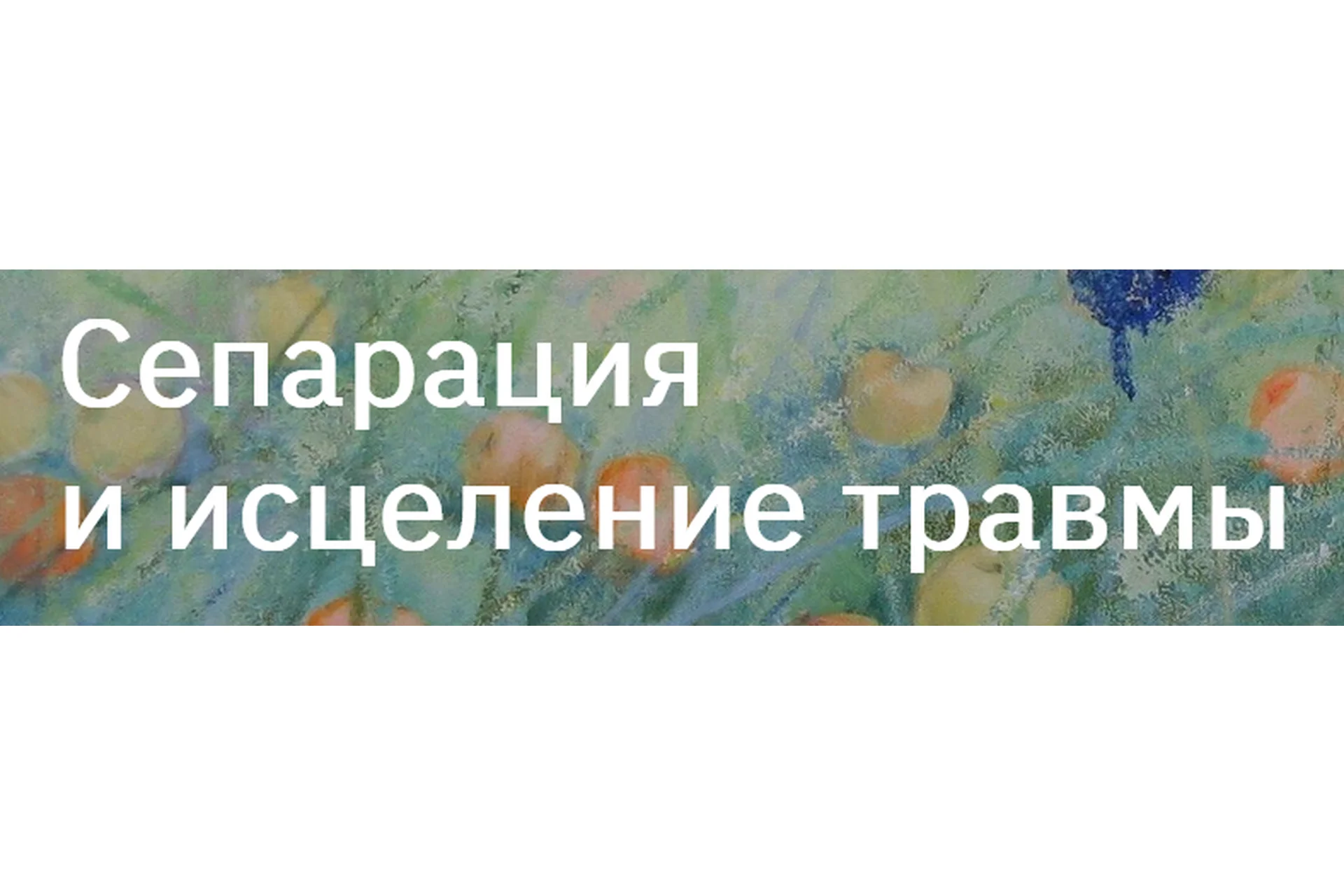 Сепарация и исцеление травмы. Пакет 8 модулей (Вероника Хлебова), фото 1 из 1.