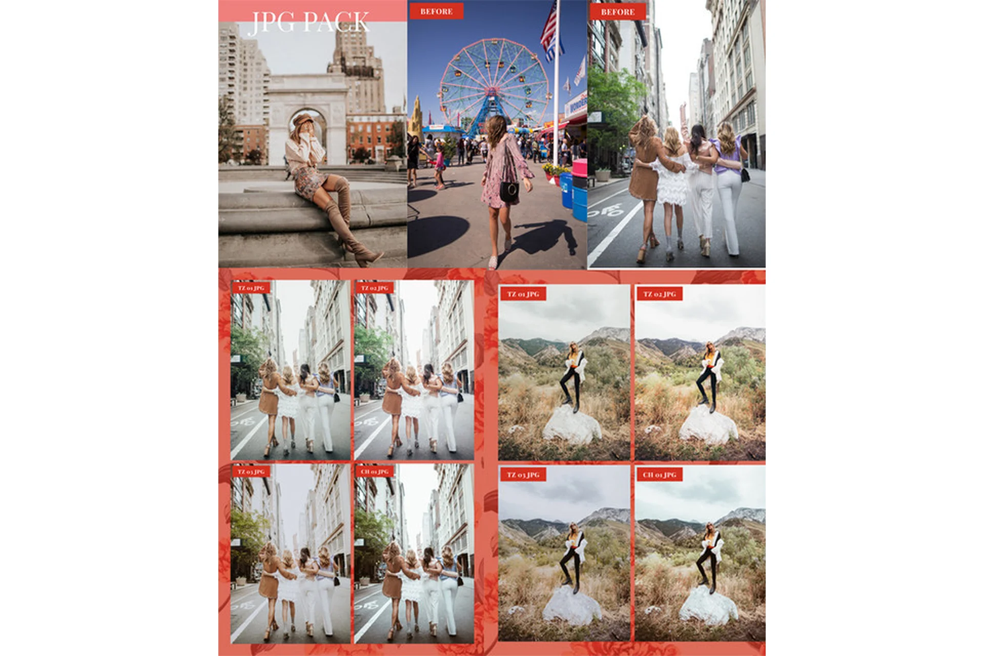 Пресеты jpeg Combo Pack (Tezza), фото 1 из 1.