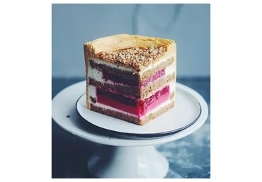 Торт «Карамель-пекан-брусника» (imbir_gvozdika)