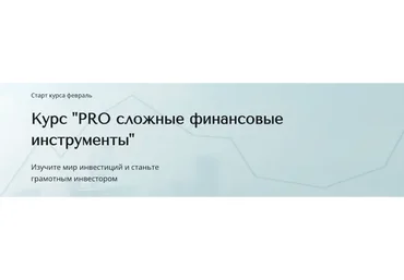 PRO сложные финансовые инструмент. Тариф Базовый (Александра Вальд)