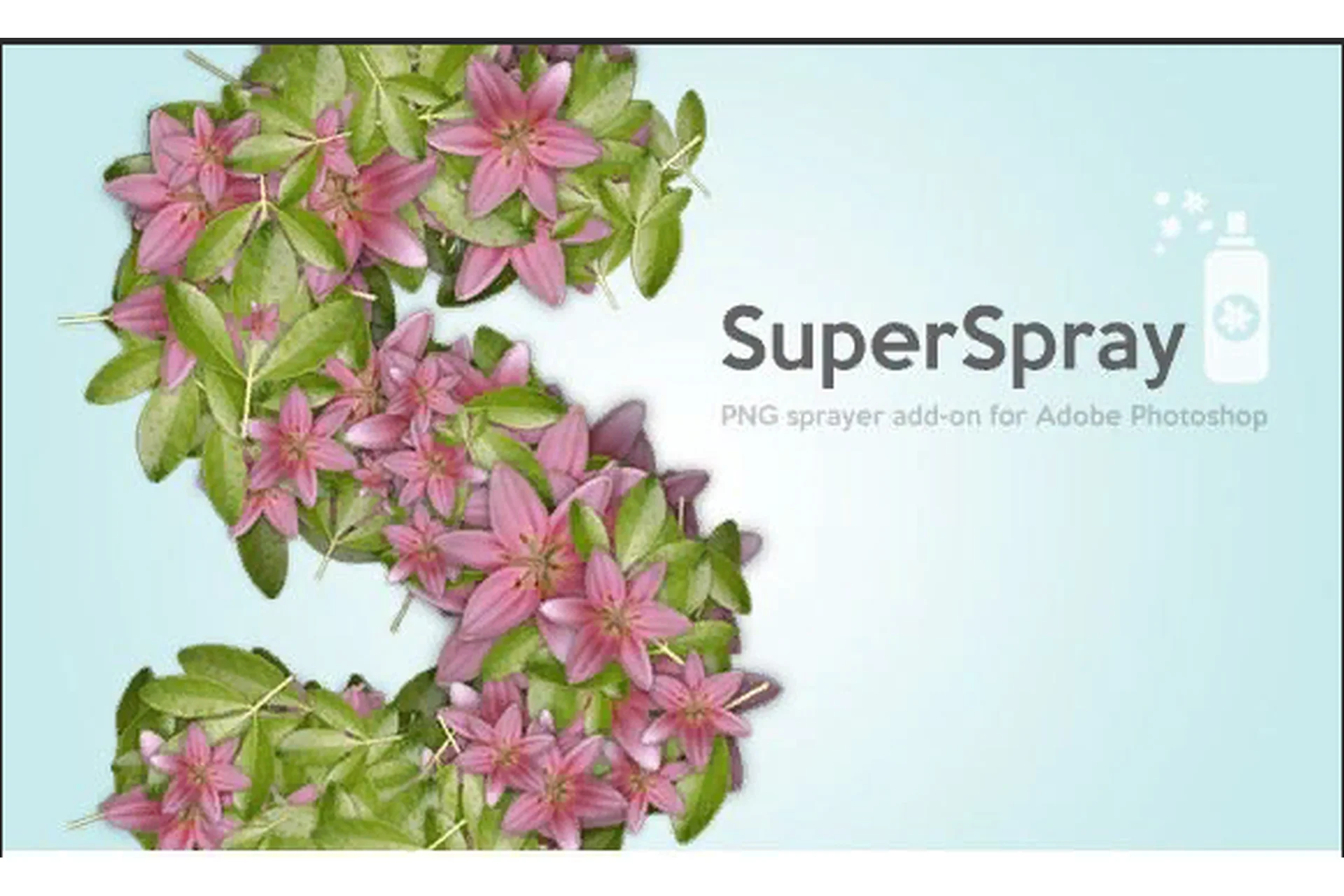 [CreativeMarket] Плагин для Photoshop Super Spray, фото 1 из 1.