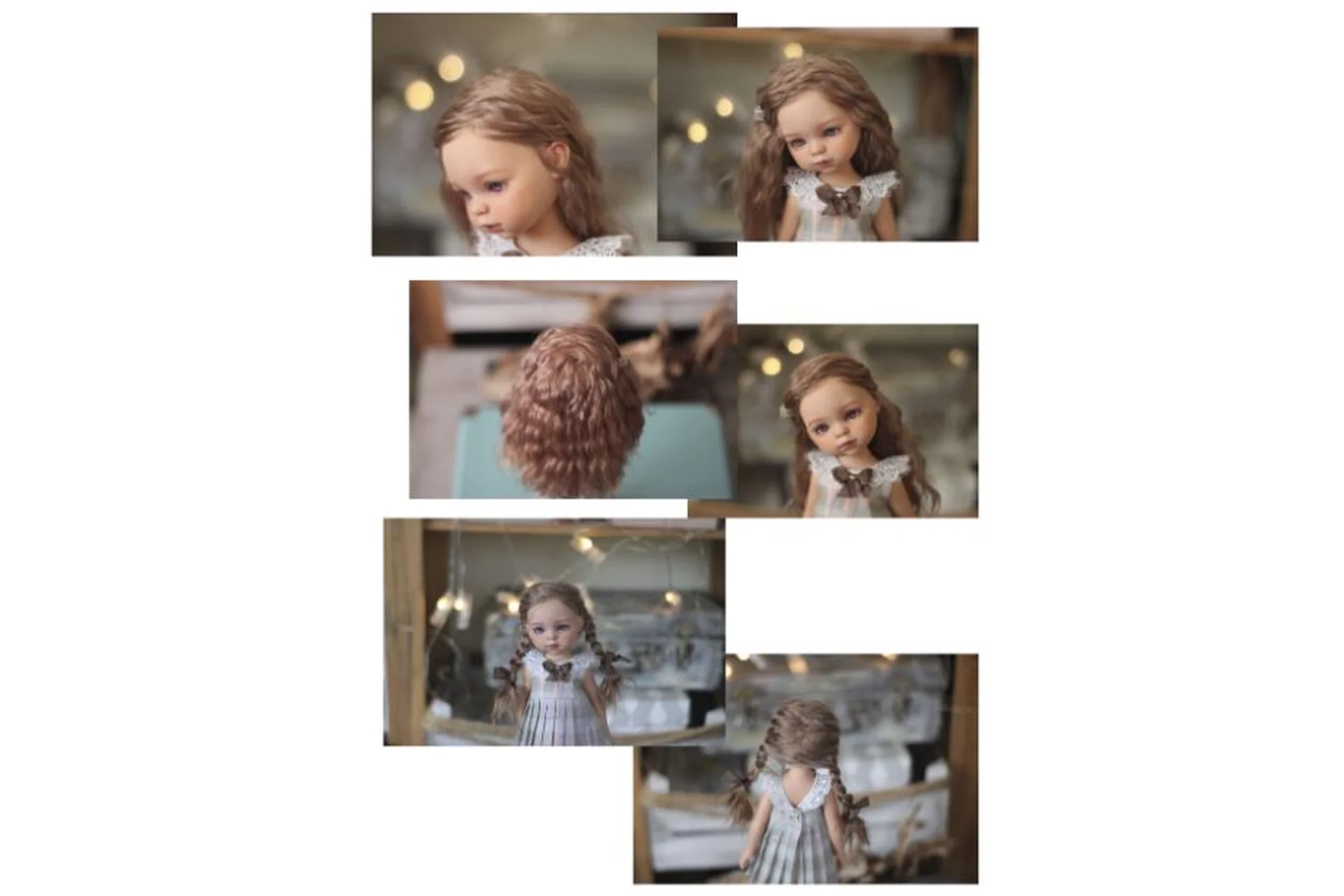 Реалистичный парик для куклы Paola Reina (Юлия Верняева), фото 1 из 1.