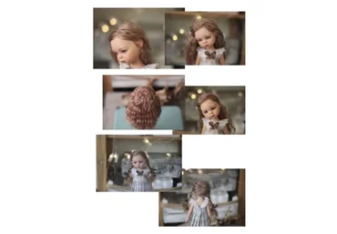 Реалистичный парик для куклы Paola Reina (Юлия Верняева)