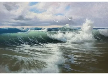 [Школа морского пейзажа] Бирюзовое настроение. Профессионалам (Дмитрий Роза)