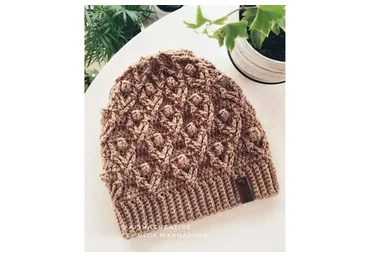 [aishacreative] Шапочка «Мокка» крючком (Ольга Маннапова)