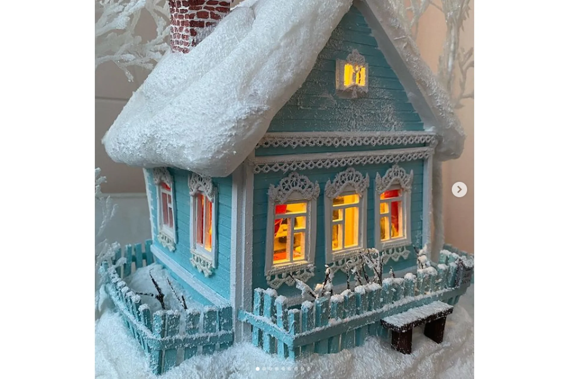 Миниатюрный зимний домик (gala_khrisanova), фото 1 из 1.