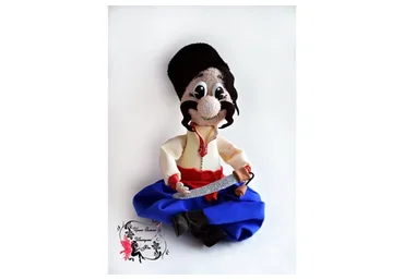 Казак из советского мультика из фоамирана (Ирина Зимина)