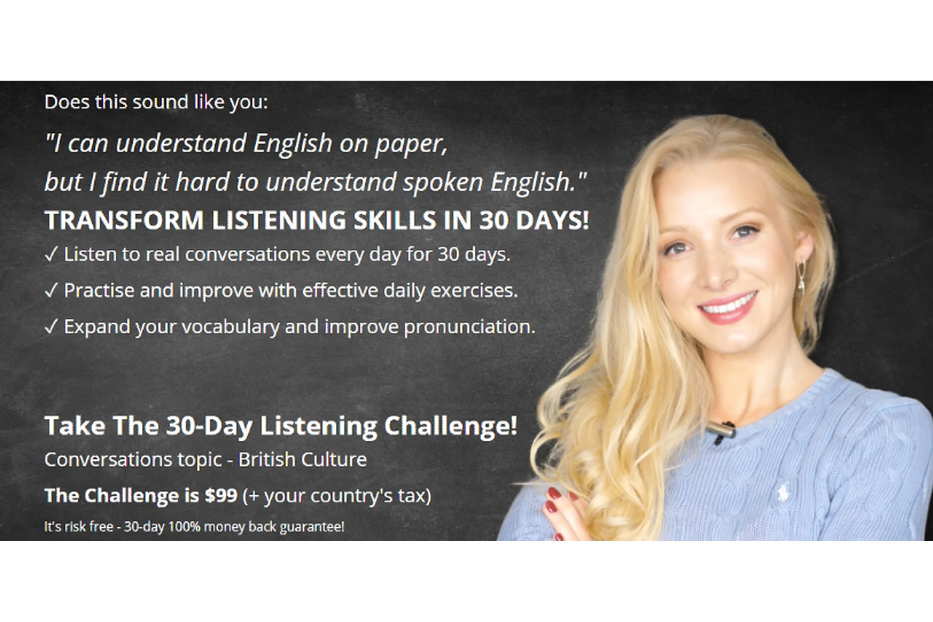 [English with Lucy] Аудирование. Восприятие речи на слух (Lucy Bella Simkins), фото 1 из 1.