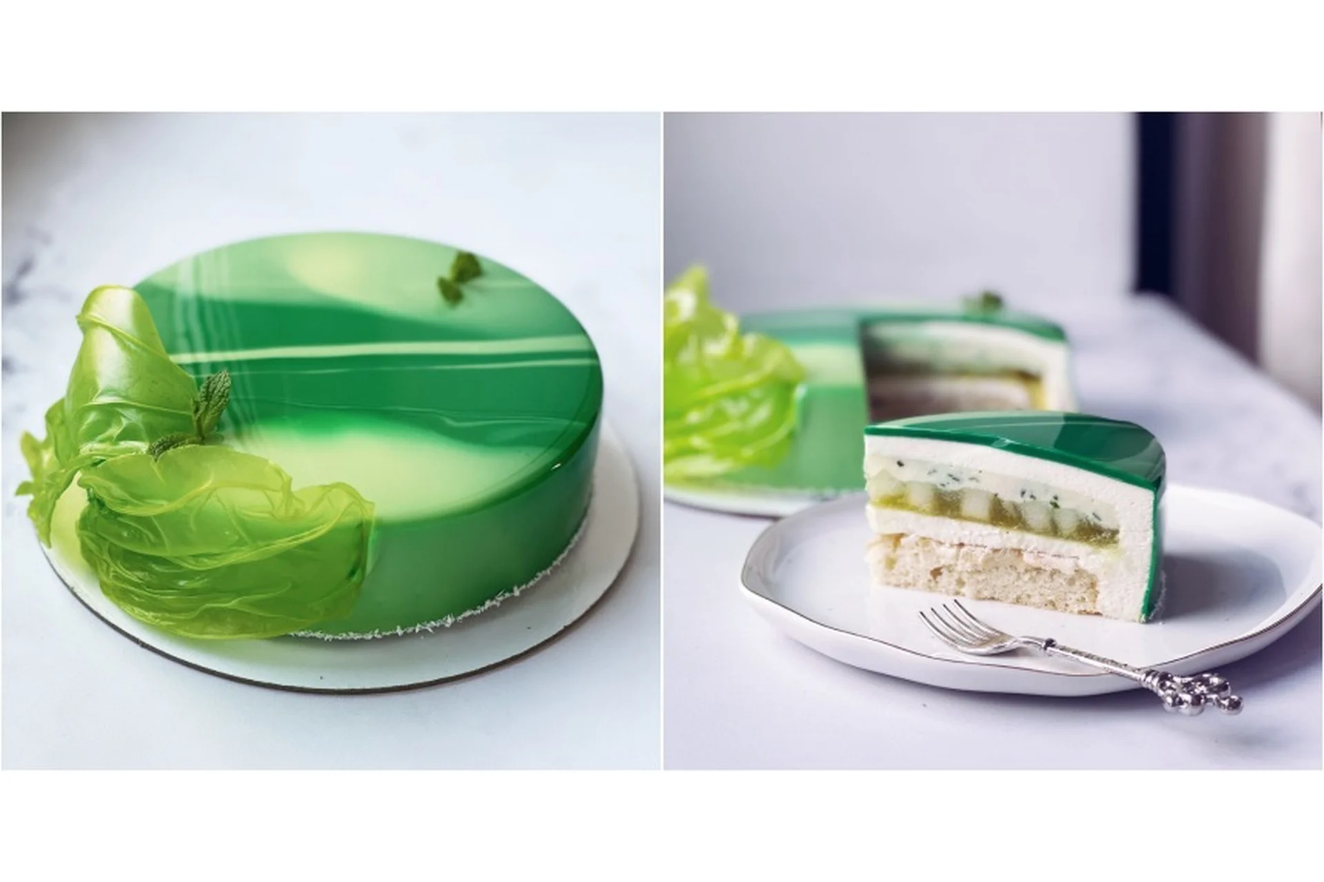 [Konfect] Муссовый торт Яблочный Улун, 2020 (Ксения Нохрина), фото 1 из 1.