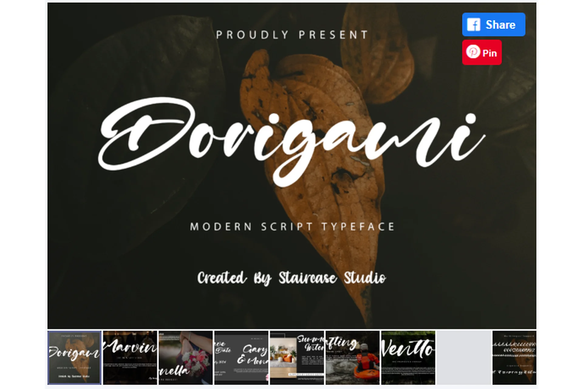 [Creativefabrica] Dorigami Font (staircasestudio20), фото 1 из 1.