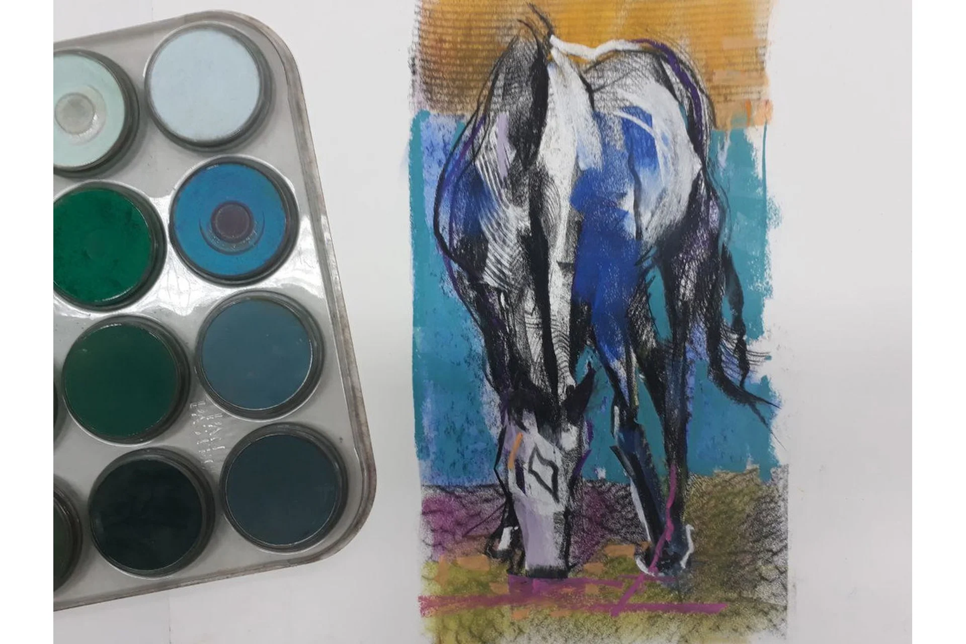 [KalachevaSchool] Пастельные эксперименты (Доун Эмерсон), фото 1 из 1.