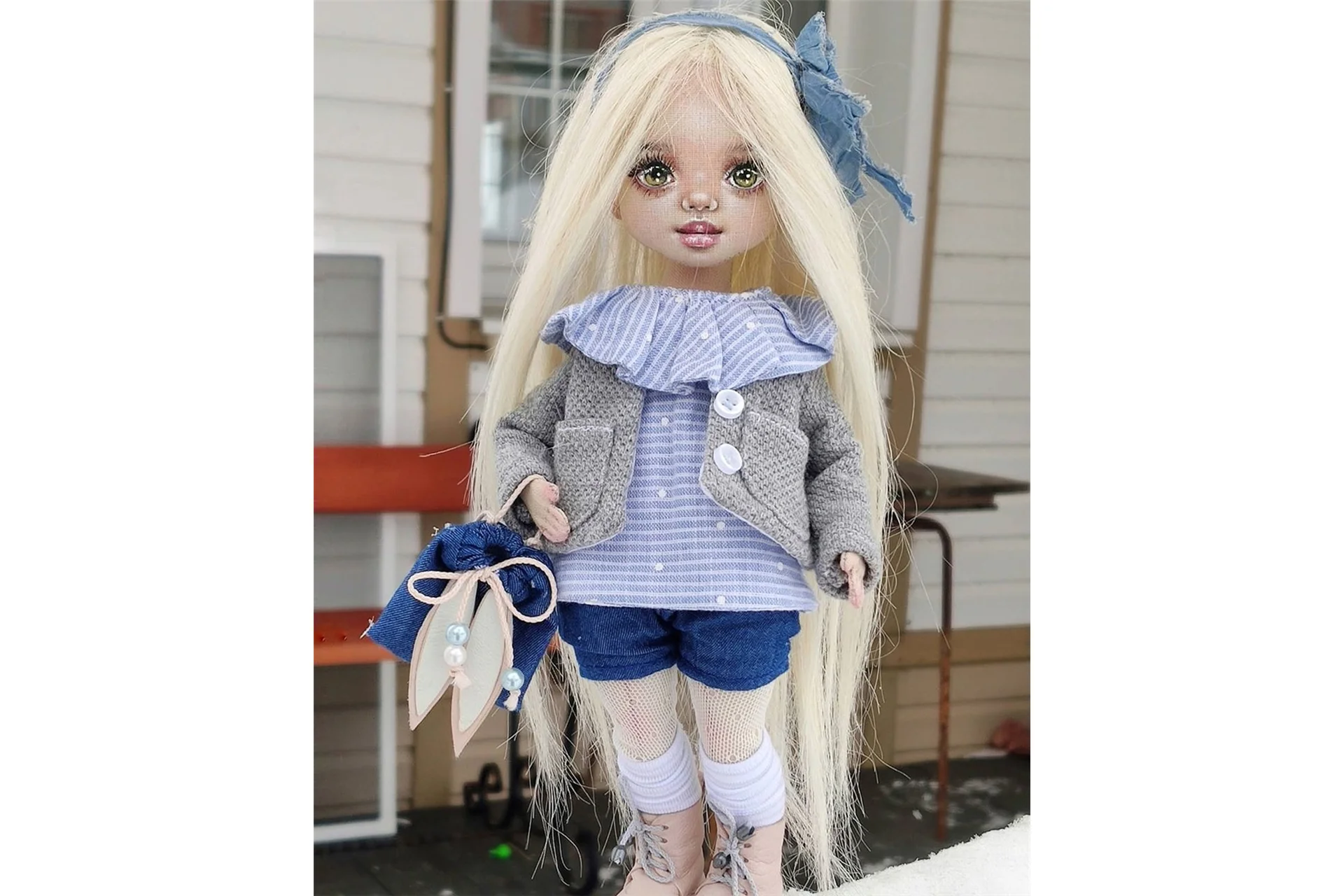 МК по куколке 25 см с росписью личика. №5 (Лилия Сколова), фото 1 из 1.