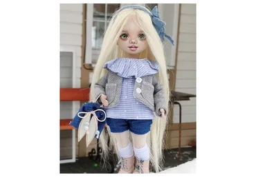 МК по куколке 25 см с росписью личика. №5 (Лилия Сколова)